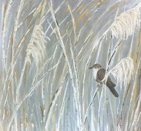 Oiseau dans les roseaux