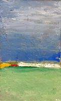 paysage vert bleu