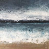 paysage mer et ciel, hébrides