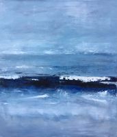 paysage marin avec vague