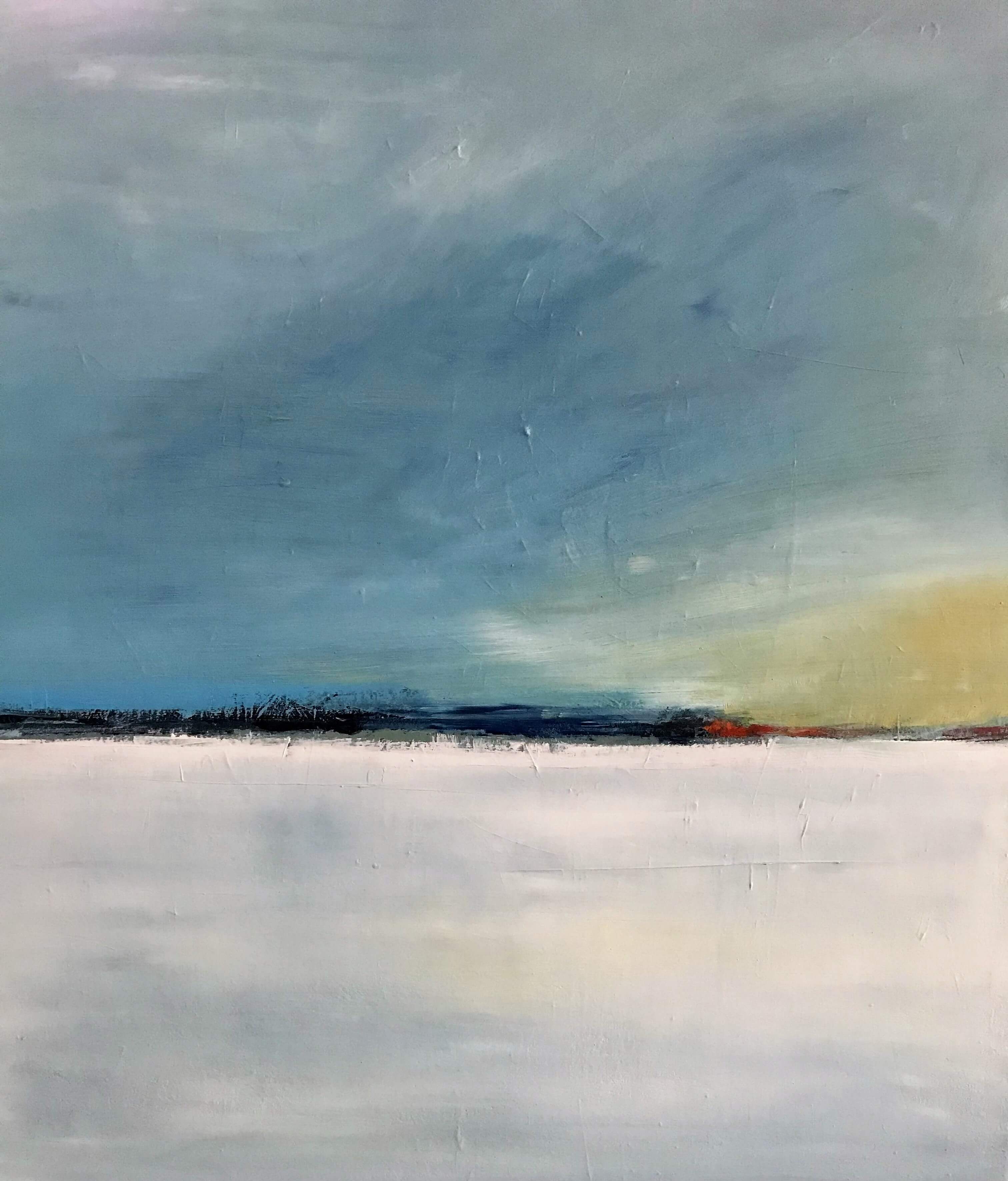 tableau paysage abstrait